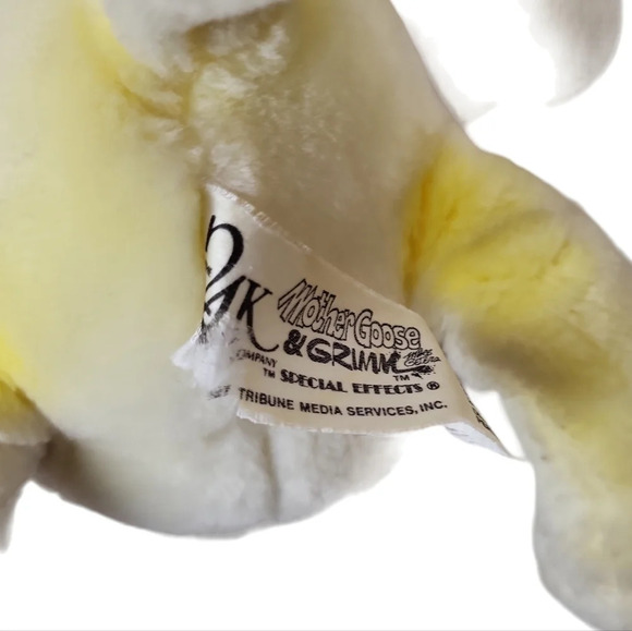 Mother Goose & Grimm PLUSH Toy Grimmy Dog 1989 Suction Cups Window Cling - Picture 3 of 6